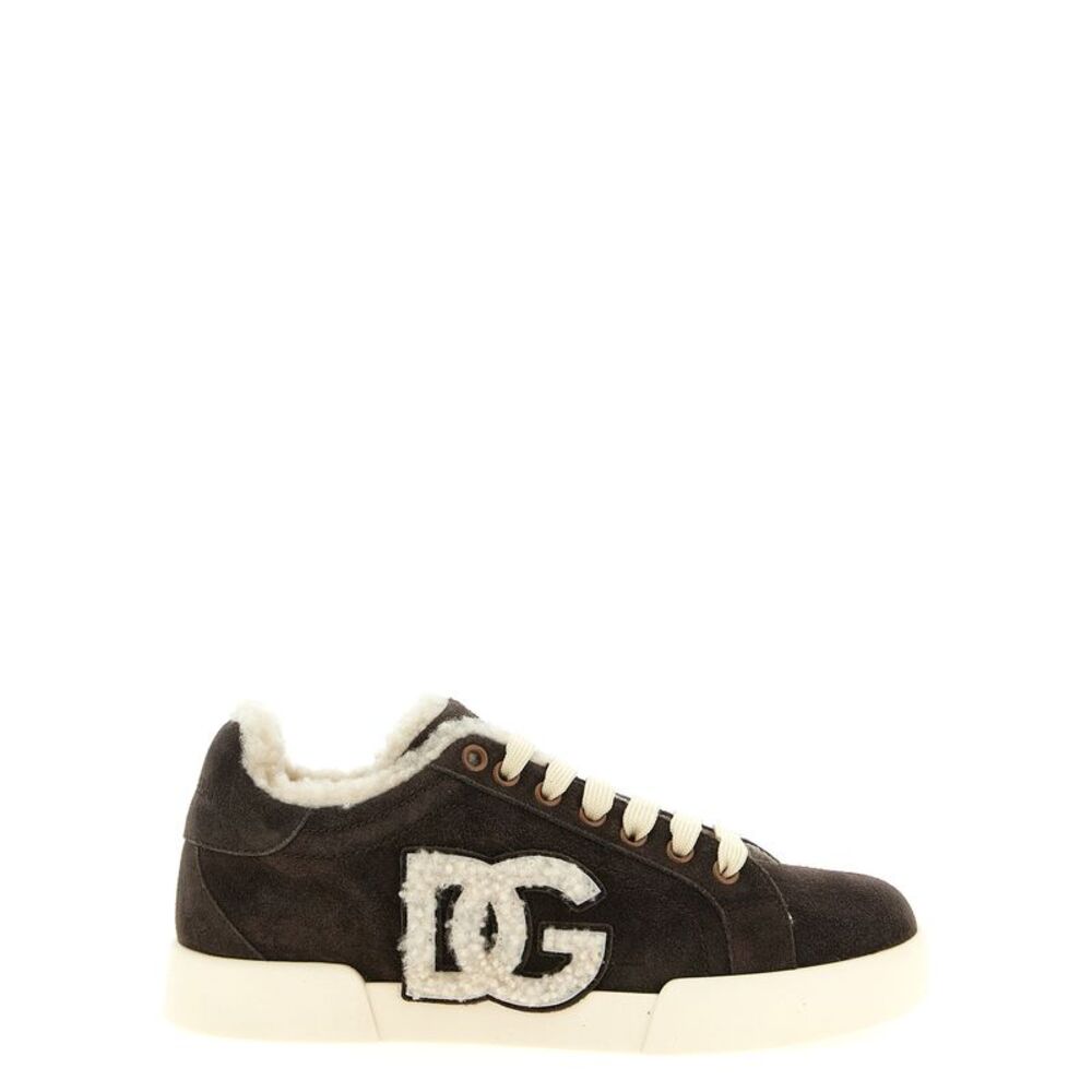 Dolce & Gabbana Women Shearling Low.Top Sneakers